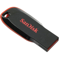 Флеш-память SanDisk Cruzer Blade, 32Gb, USB 2.0, ч/крас, SDCZ50-032G-B35