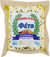 Сыр Kesidis Dairy Фета со специями, 200г