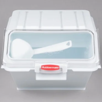 Контейнер для продуктов Rubbermaid ProSave 10л, с ковшом, белый, FG9G6000WHT
