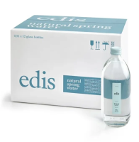 Вода Edis питьевая негазированная, 500мл x 12 шт