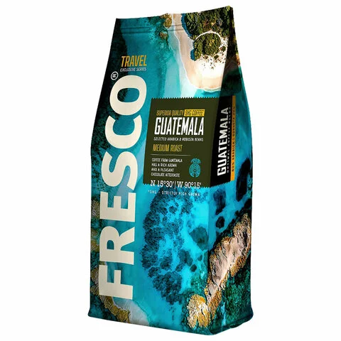 Кофе в зернах Fresco Guatemala, 900г фото: Кофе в зернах Fresco Guatemala, 900г