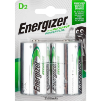 Аккумулятор Energizer Power Plus D/NH50, 2500mAh, 2шт/уп