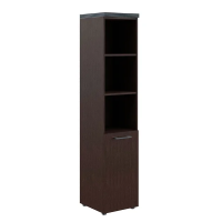 Шкаф-колонка высокий Skyland Torr THC 42.5, венге магия, 430х452х1968мм, с малой дверью, левый, с топом