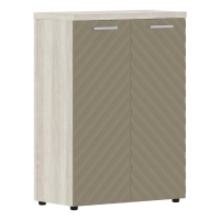 Шкаф с глухими средними дверьми и топом TLMC 85.1 Капучино/Сосна Эдмонт Z 856х450х1203 TORR LUX