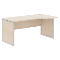 Стол эргономичный XQPCET 169(R) Бук Тиара/Алюминий 1600х900х750 XTEN-QP