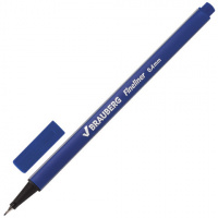 Ручка капиллярная Brauberg Aero синяя, 0.4мм
