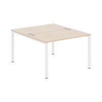 Стол 2-х местный XS6WST 1214 Бук Тиара/Белый 1200х1406х750 XTEN-S60