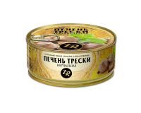 Печень трески Золотистая рыбка ГОСТ, 230г