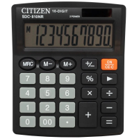 Калькулятор настольный Citizen SDC-810BN черный, 10 разрядов