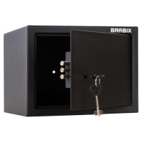 Сейф мебельный BRABIX 'SF-230KL', 230х310х250 мм, ключевой замок, черный, 291146, S103BR211514