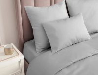 Tarrington House Пододеяльник сатин серый, 145 x 200см