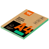 Цветная бумага для принтера Promega Jet зеленый интенсив, А4, 100 листов, 80г/м2