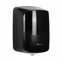 Диспенсер для полотенец с центральной вытяжкой Merida Harmony CHC101, черный, пластик, Макси