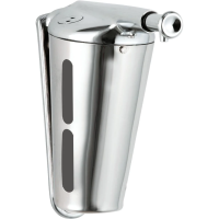 Дозатор для мыла Nofer нерж.сталь 345мл, 03003.B