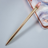 Ручка шариковая автоматическая MESHU 'Shine crystal' синяя, 1,0мм