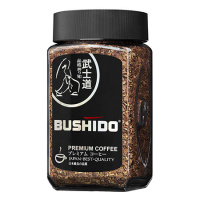 Кофе растворимый Bushido Black Katana 100г, стекло