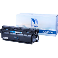 Картридж лазерный Nv Print CF361AC, голубой, совместимый