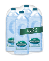 Вода Черноголовка питьевая негазированная, 2.5л x 4 шт