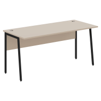 Стол прямой СП-4P Мокачино/Черный 1600х720х755 IMAGO PLUS