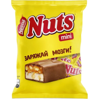 Шоколадный батончик Nuts Mini,148г