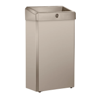 Мусорное ведро Merida Stella R KSA106.R, 27л, металлическое, Anti Finger, с конусным отверстием