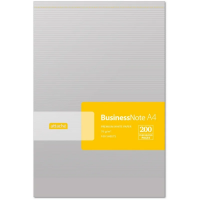 Блокнот Attache серебристый, А4, 100 листов, нелинованный, на склейке, ламинированный картон