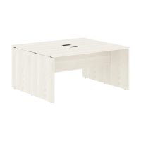 Стол двойной ED2ST 1567 Ясень Траун/Черный 1560х1346х750 EDIS