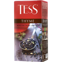 Чай Tess Tess Thyme (Тайм), черный, 25 пакетиков