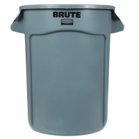 Мусорный бак Rubbermaid Brute 121.1л, серый, FG263200GRAY