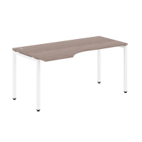 Стол прямой Skyland Xten-S XSCET 169, эргономичный, левый, дуб сонома/белый полуматовый, 1600х900х750мм