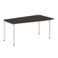 Стол эргономичный XSCT 169(R) Дуб Юкон Модерн/Алюминий 1600х700/900х750 XTEN-S
