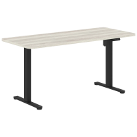 Стол письменный XHT 1567 Сосна Эдмонт/Черный 1560х670х745-1205 XTEN-UP