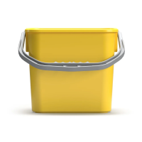 Ведро пластиковое 12 л желтое TTS, 000G3502