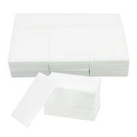 Салфетки маникюрные Nail Art белые, безворсовые твердые, 1000шт/уп