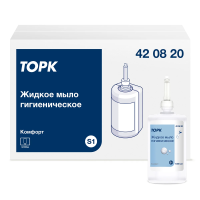 Жидкое мыло в картридже Tork Гигиеническое S1, 420820, 1л