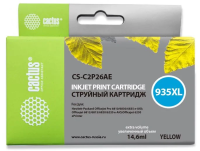 Картридж струйный Cactus CS-C2P26AE желтый