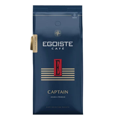 Кофе в зернах Egoiste Captain, арабика 100%, 1кг фото: Кофе в зернах Egoiste Captain, арабика 100%, 1кг