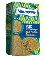 Рис Мистраль для плова чайханского пропаренный, 500г