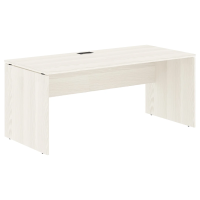 Стол прямой EDST 1780 Ясень Траун/Черный 1760х800х750 EDIS