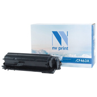 Картридж лазерный Nv Print NV-CF463X HP Color Laser Jet M652/M653, пурпурный, ресурс 22000 стр