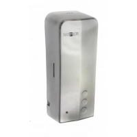 Диспенсер для мыла наливной Nofer 1л, металлик, 03039.S