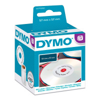 Этикетки для CD/DVD Dymo d=57мм белый, 160шт/уп, 14681