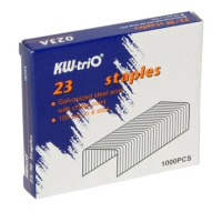 Скобы для степлера Kw-Trio №23/23, оцинкованные, 1000 шт, 023N