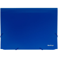 Пластиковая папка на резинке Berlingo Standard синяя, А4