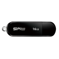 USB флешка Silicon Power Luxmini 322 16Gb, 10/5 мб/с, черный