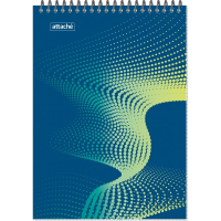 Блокнот Attache Forma, А4, 60 листов, в клетку, на спирали, картон