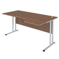 Стол прямой Skyland Imago-M CA-1M, эргономичный, правый, французский орех, 1600х900х755мм
