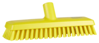 Щетка для пола Vikan 270мм, средний ворс, скребковая, с подачей воды, желтый, 70436