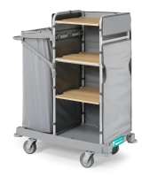Тележка Green Hotel 940 TTS, 3-стор. покрытие, держатель для мешка 120л, 0H003940