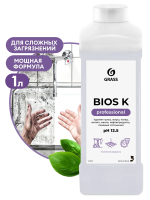 Универсальный моющий концентрат Grass Bios K 1л, высокощелочной, для сложных загрязнений, 270100